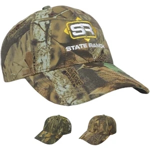 Camouflage Series - Medium Profile Six Panel Youth Camouflage Twill Structured Cap