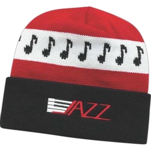 Usa Knit Series - Knit In - Contemporary Style Jacquard Knit Cap With Cuff