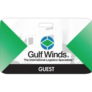 One Side - Horizontal Sublimated Badge With Fiberglass Reinforced Plastic
