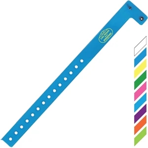 Snap Vinyl Comfortable, Durable And Stretch Resistant Wristband, 3/4" Wide