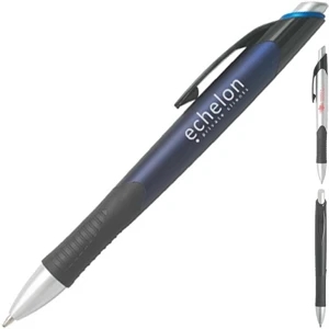 Apollo - Medium Point, Colored Barrel Pen With Black Grip And Silver Tip
