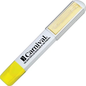 Targetline - White With Colored Highlighter With Cap And Sticky Note Pad