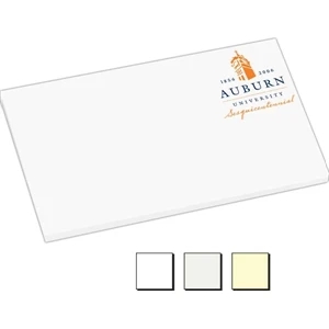 25 Sheet Count - Earth Friendly 5" X 3" Adhesive Notes Available With 100% Recycled Paper