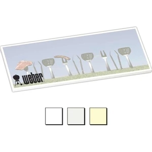 25 Sheet Count - Earth Friendly 8" X 3" Adhesive Notes Available With 100% Recycled Paper