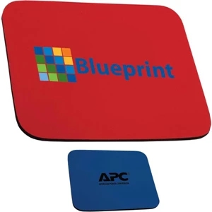 Targetline - Economy, 1/4" Thick Economy Mouse Pad With A Lightweight Rubber Base