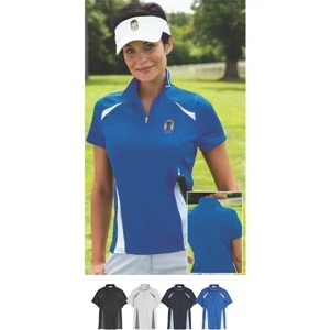 Vansport (tm) - 2 X L - 3 X L - Women's Body Mapped Blocked Mock Neck Shirt