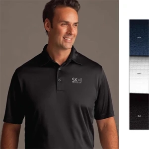 Greg Norman Collection Play Dry (r) - S - X L - Textured Solid Polo Features 100% Polyester And Self-fabric Collar