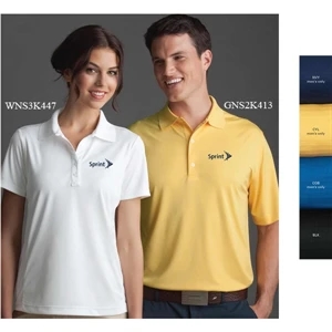 Greg Norman Collection Play Dry (r) Ml75 - S - X L - Textured Solid Polo Features 100% Microfiber Polyester