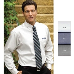 Eagle - S- X L - No Iron Pinpoint Oxford Shirt With A Button Down Collar