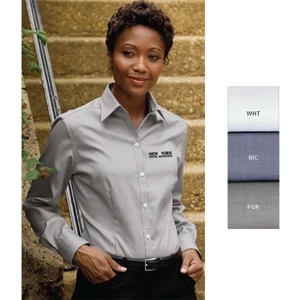 Eagle - 2 X L - Women's No Iron Pinpoint Oxford Shirt With Spread Collar