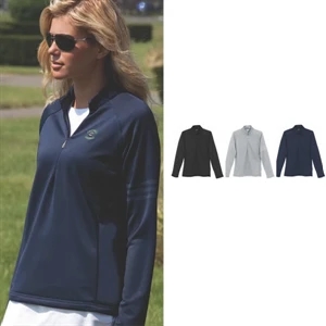 Adidas (r) - S - X L - Women's Performance 1/4 Zip Training Top, 100% Polyester French Terry Knit