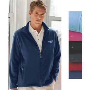 Vantek (tm) - S- X L - Microfiber Full Zip Jacket Made Of 100% Polyester; 5 1/2 Oz