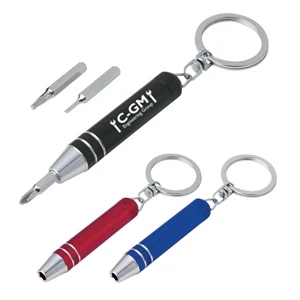 Mini Screwdriver With Phillips, Torx's 6 Point, And Flat Head Screwdriver Bits