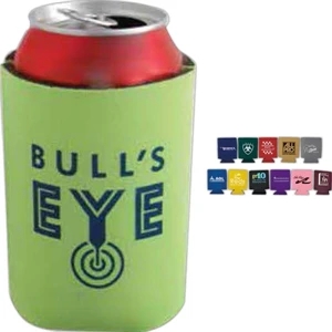 Kan Cooler - Foam Can Holder With Cloth Exterior And Felt-lined Interior
