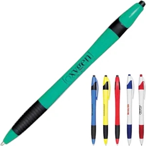 Cabana - Ballpoint Pen With Contoured Plastic Barrel And Retractable Mechanism