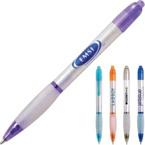 Caliente - Ballpoint Pen With Transparent Accents And Smooth Rubber Grip