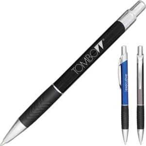 Denali - Anodized Aluminum Barrel, Shiny Chrome Tip, Clip And Plunger. Rubber Grip