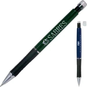 Executive - Mechanical Pencil With Rubber Grip And Removable Cap With White Eraser