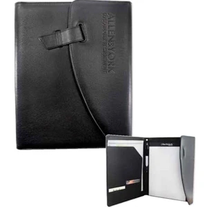 Bermuda Executive - Executive Leather Like Padfolio Wit Pebble Textured Material