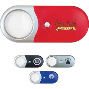Light N Look - Plastic Magnifier Light With On/off Button. Batteries Included