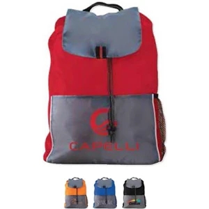 Adventure - Drawstring Back Pack With Adjustable Shoulder Straps And Large Front Pocket