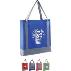 Habitat - 80gsm Non-woven Tote Wit Front Pocket And Contrasting Handle And Gusset