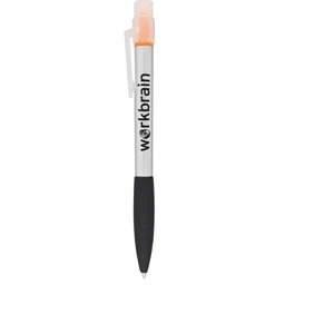 Graffiti - Dual-function Twist-action Ballpoint Pen And Single Color Chisel-tip Highlighter