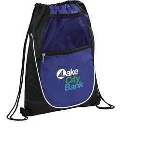 The Locker - Drawstring Cinch Backpack With Open Compartment And Drawstring Rope Closure