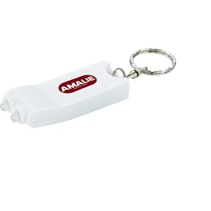 Supernova - Key Light. 2 White Led Lights. Metal Split Key Ring. Push-button Power Button