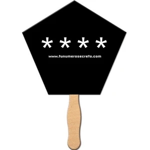 Church Shaped Fan Made With Heavy 22 Pt. High Density White Poster Board
