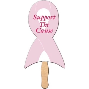 Ribbon Shaped Fan Made With Heavy 22 Pt. High Density White Poster Board
