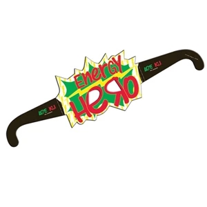Custom Mask Glasses With Elastic Band, Made From High Density, White Poster Board