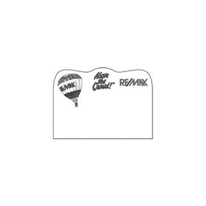 Full Color Process - Air Baloon With Remax Imprint - Creative Top Flexible Magnet With Curved Top