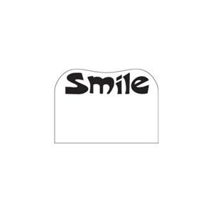Full Color Process - Smile Design - Creative Top Flexible Magnet With Indented Top