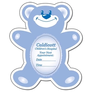 Full Color Process - Large Teddy Bear Shape Magnetic Photo Frame With Oval Cutout