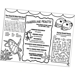 U-color - Placemat, 9" X 12", That Can Be Colored, Made With Poster Board