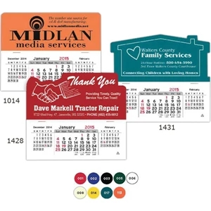Peel-n-stick (r) - Mega Peel-n-stick Adhesive Calendars With 3 Month Calendar Pad