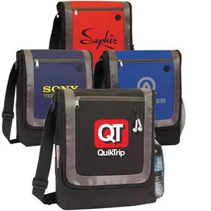 San Carlos - Messenger Bag Has An Organizer Below The Flap And Front Zippered Compartment