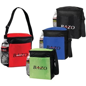Brookline - Fully Insulated, 12 Can Vertical Cooler With Leakproof Lining And Zipper Closure