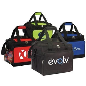 Lincoln - 36 Can Cooler With Large Insulated Compartment And Front Zippered Pocket