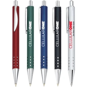 Vulcan - Click Action Ballpoint Retractable Pen With Matte Lacquer Finish
