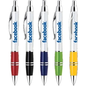 Treviso - Click Action Aluminum Ballpoint Pen With Lacquer Coated Grip,shiny Chrome Accents