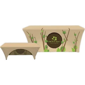 Stretch Fit All Over Table Cover - 3-sided, fits 6' table