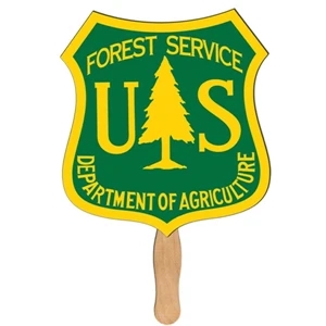 Crest Hand Fan