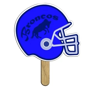 Helmet Mini Hand Fan Full Color