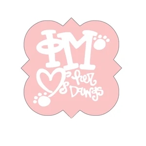 Square Clover Hand Fan Without Stick