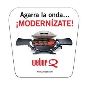 Tapered Square Hand Fan Without Stick