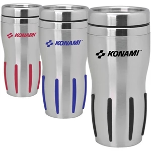 Perris - 16 Oz Stainless Steel Travel Tumbler. Double Wall High Quality 18/8 Stainless Steel