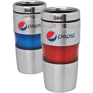 Delano - 16 Oz Acrylic/stainless Steel Exterior Travel Tumbler. Stainless Steel Liner