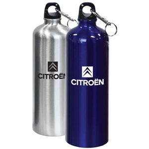 Morgan - 25 Oz Aluminum Sports Bottle. Leak Proof Lid With Carabiner Clip